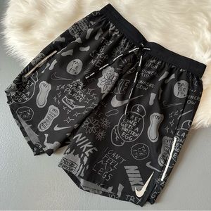NIKE Flex Stride Shorts | Limited Edition Nathan Bell Print | Size Small | NWOT